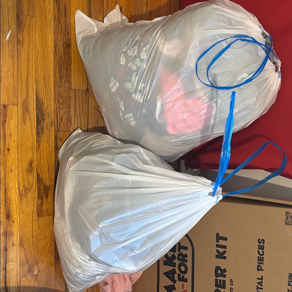 Two bags of clothes